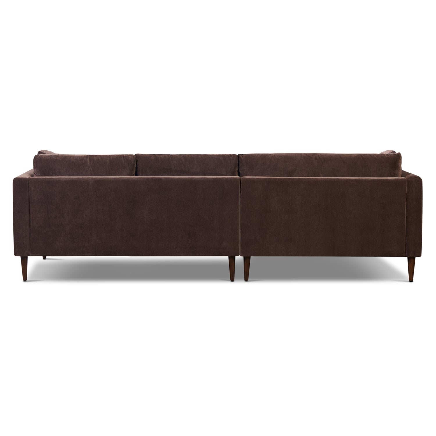 Lucerne Left-Facing Sectional with Extra-Wide Chaise | Sable Brown 