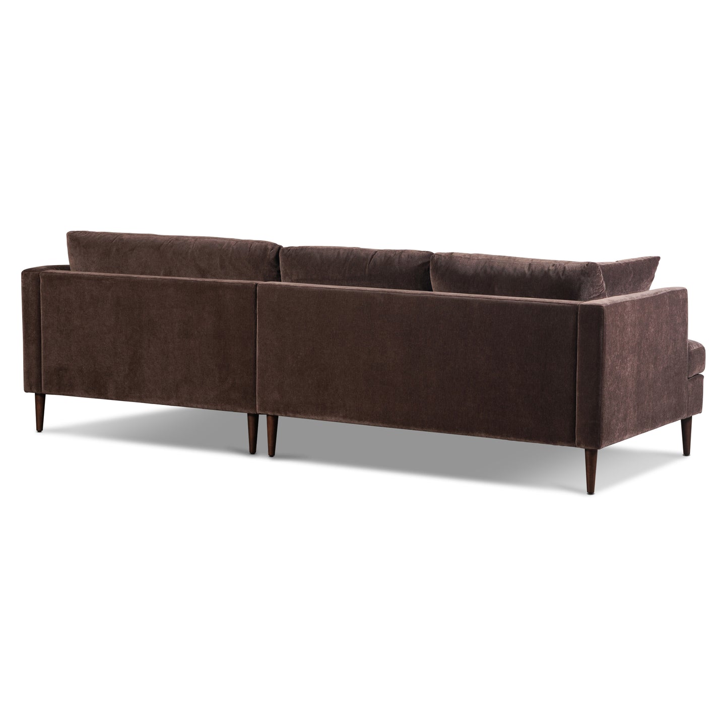 Lucerne Right-Facing Sectional with Extra-Wide Chaise | Sable Brown