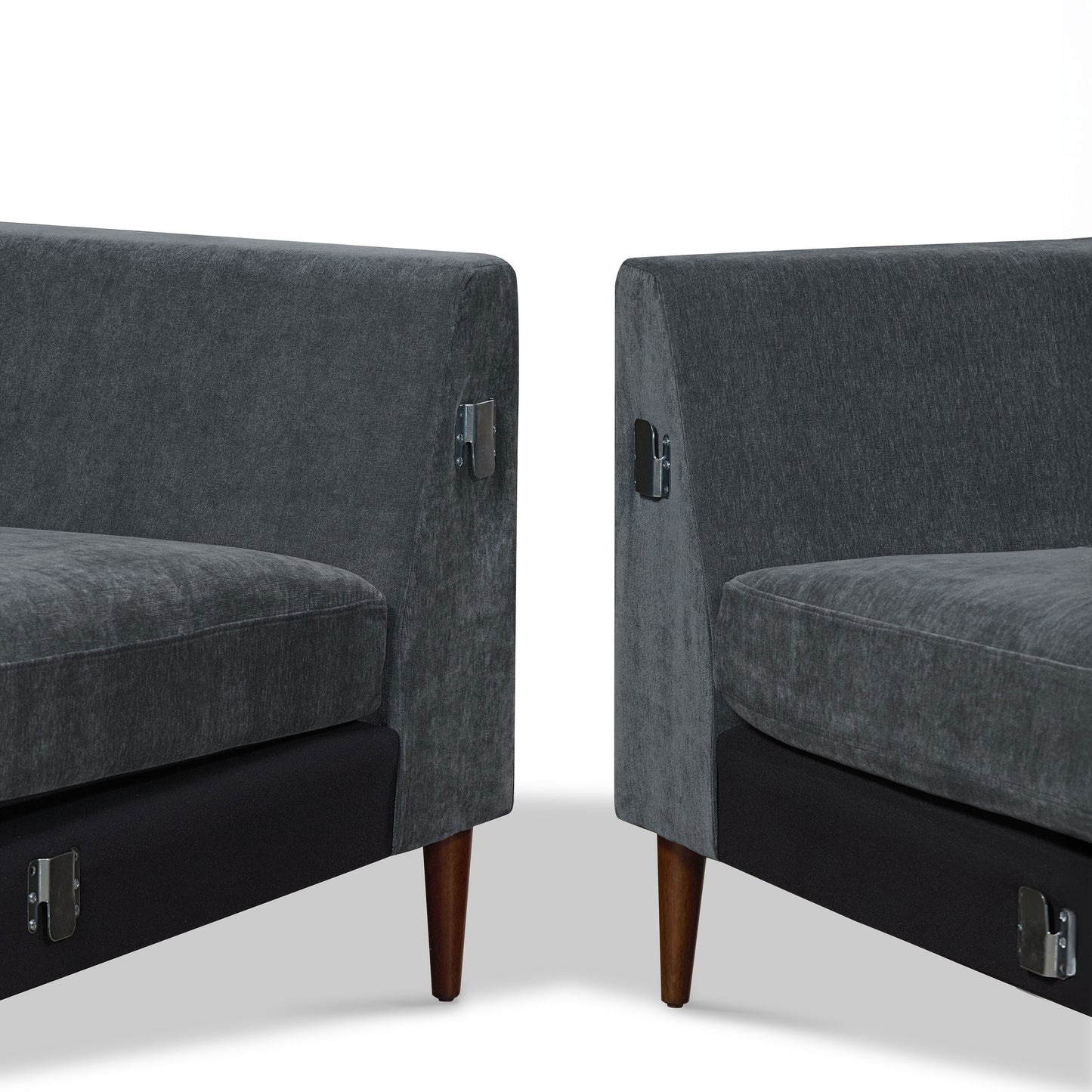 Lucerne Right-Facing Sectional with Extra-Wide Chaise | Boreal Blue