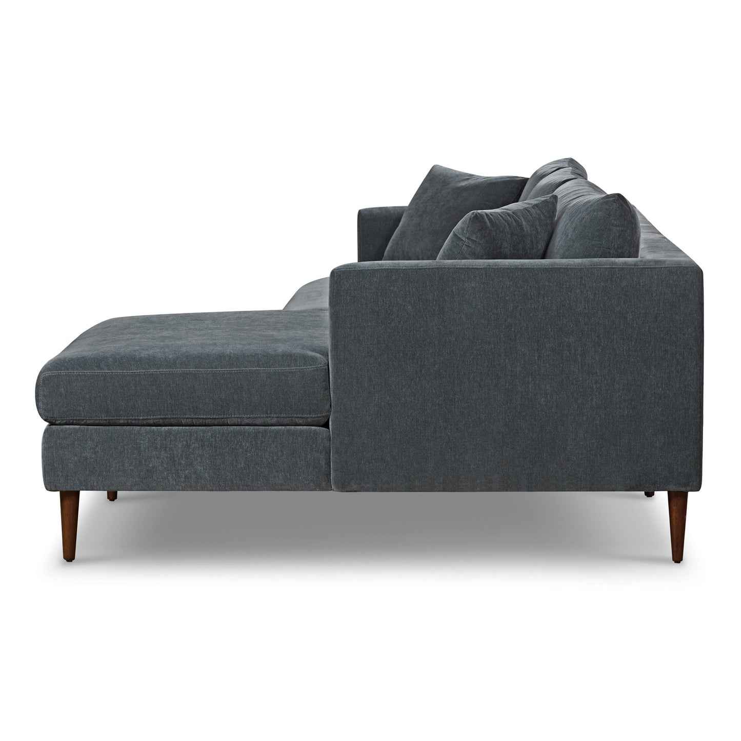 Lucerne Right-Facing Sectional with Extra-Wide Chaise | Boreal Blue