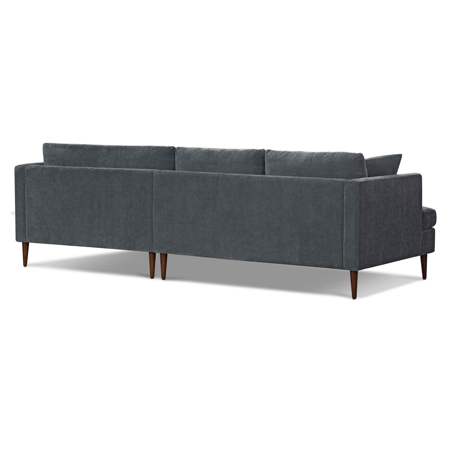Lucerne Right-Facing Sectional with Extra-Wide Chaise | Boreal Blue 