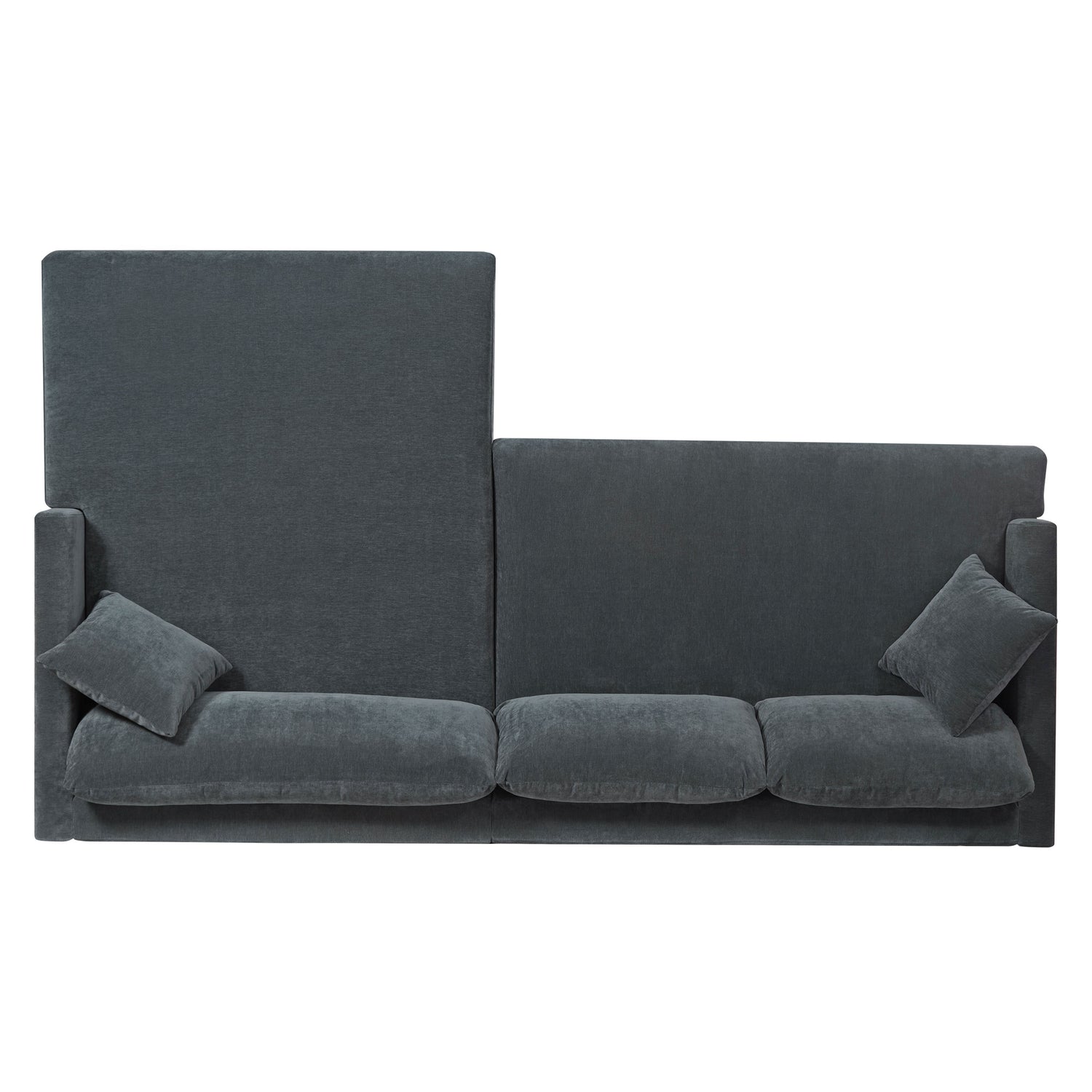 Lucerne Right-Facing Sectional with Extra-Wide Chaise | Boreal Blue 