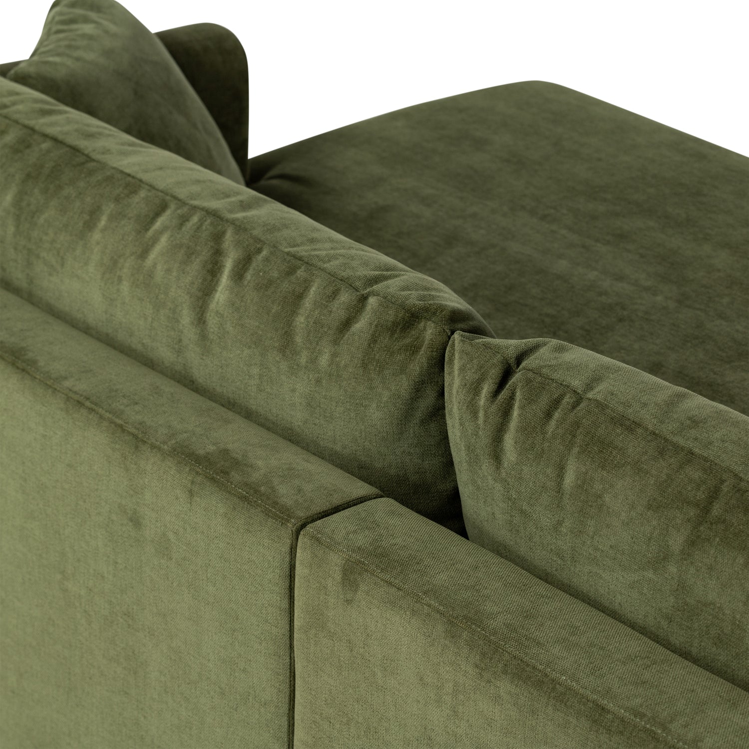 Lucerne Right-Facing Sectional with Extra-Wide Chaise | Distressed Green 