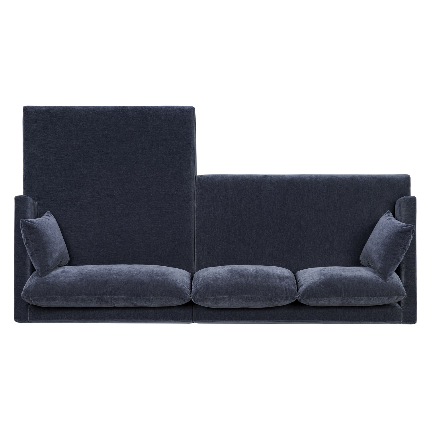 Lucerne Right-Facing Sectional with Extra-Wide Chaise | Mystic Blue 