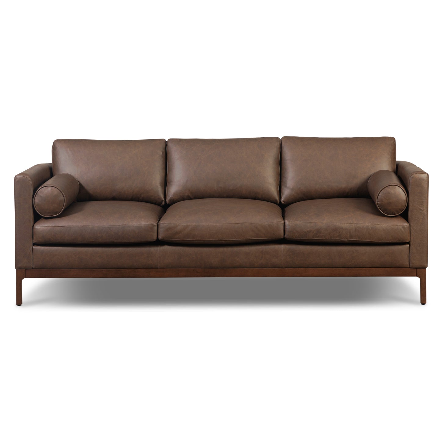 Toscano 89" Leather Sofa | Bridle Brown
