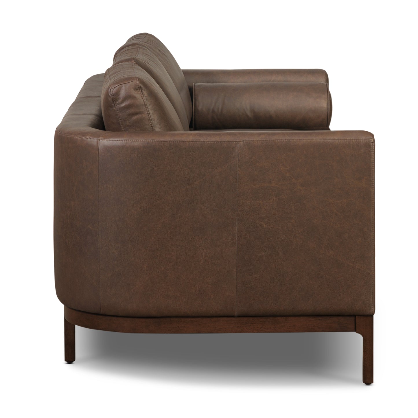 Toscano 89" Leather Sofa | Bridle Brown