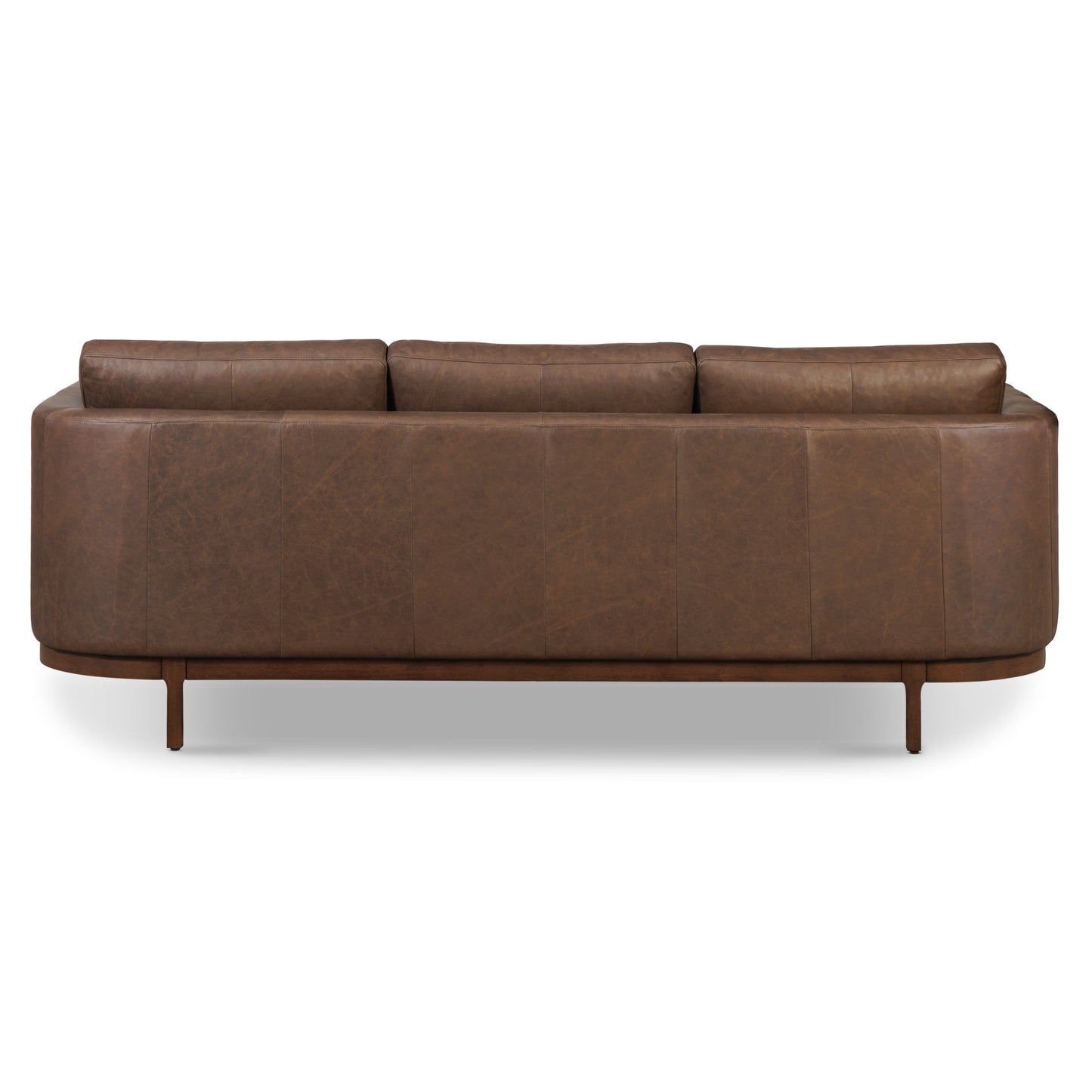 Toscano 89" Leather Sofa | Bridle Brown