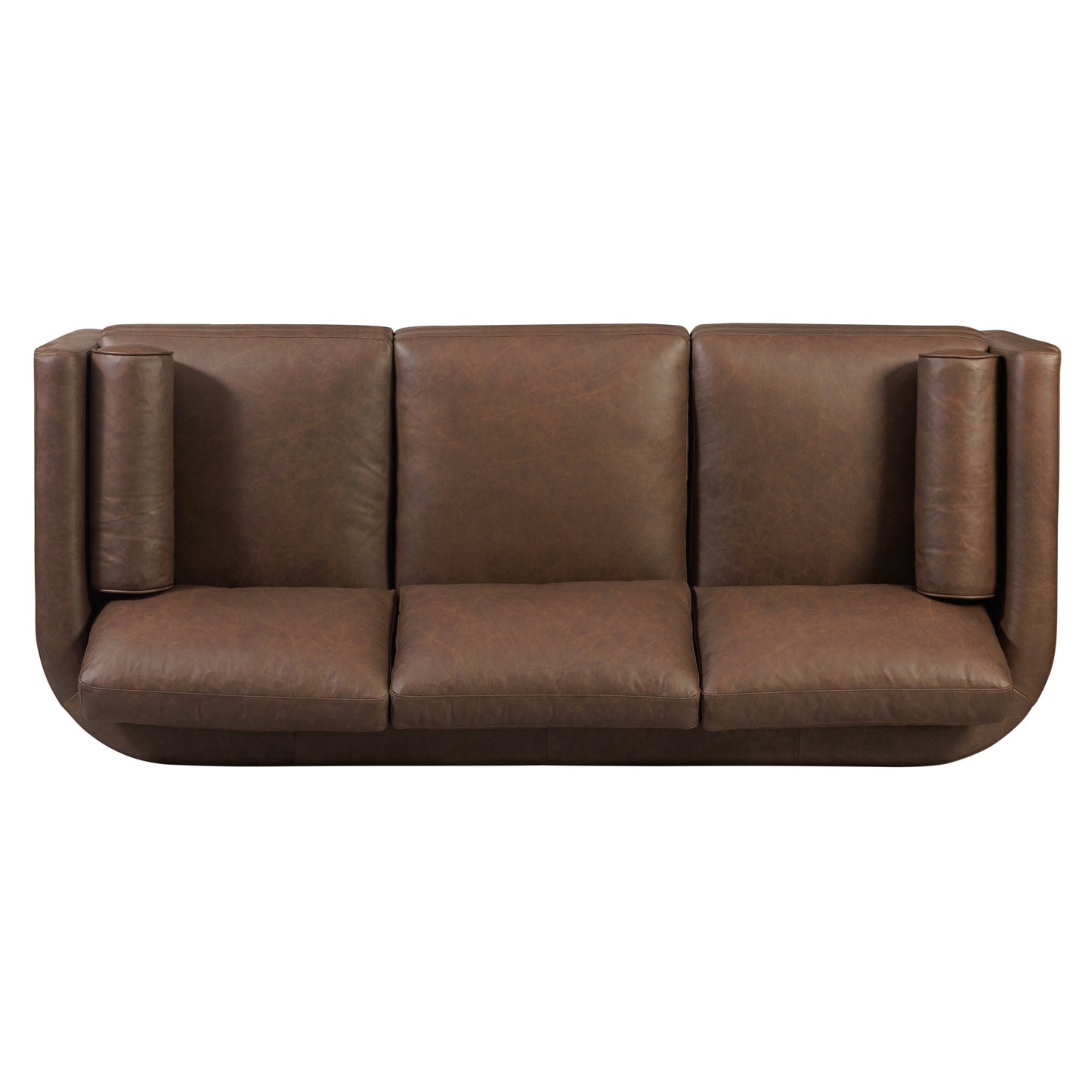 Toscano 89" Leather Sofa | Bridle Brown