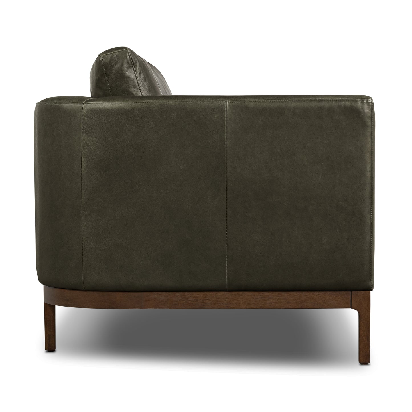 Toscano 89" Leather Sofa | Olivine Green