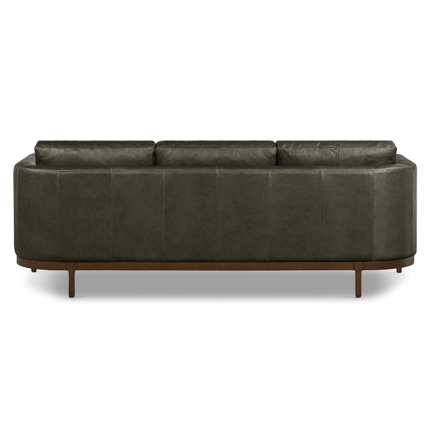 Toscano 89" Leather Sofa | Olivine Green