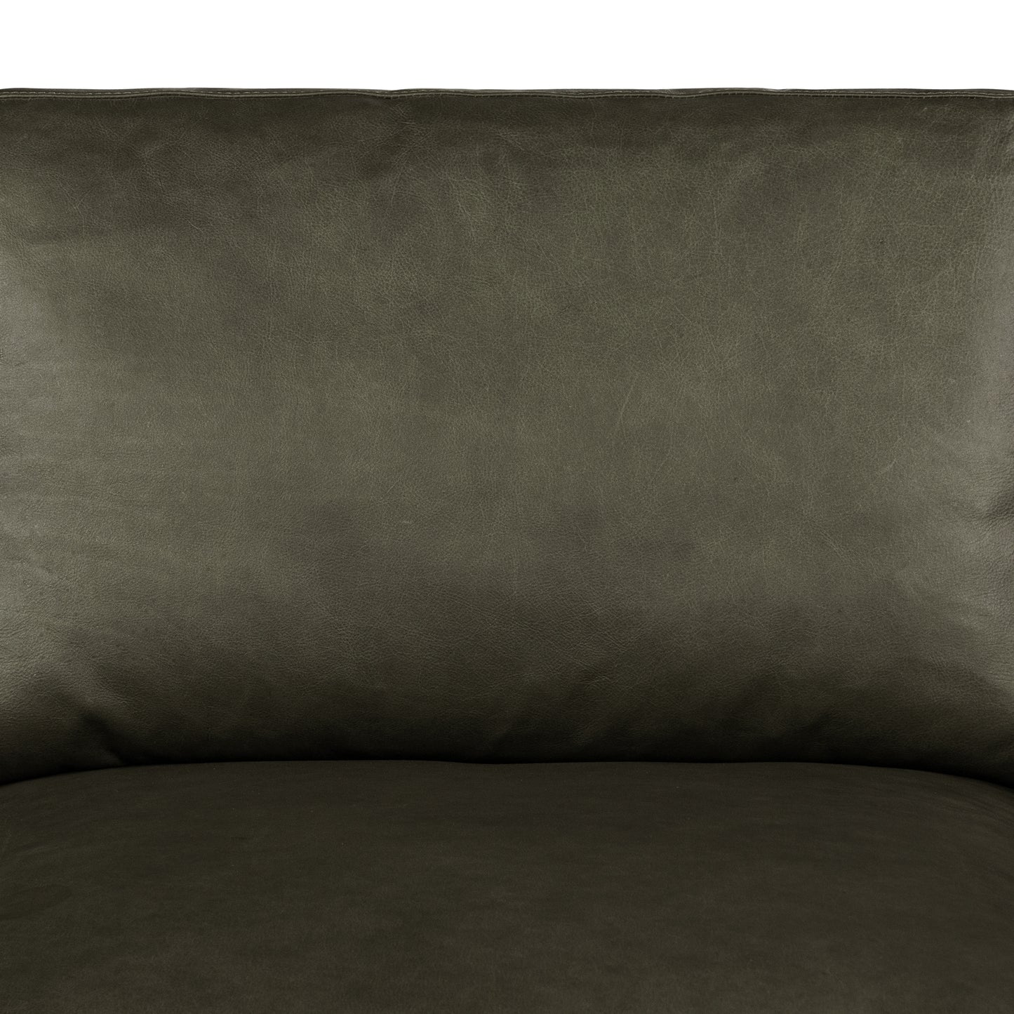 Toscano 89" Leather Sofa | Olivine Green