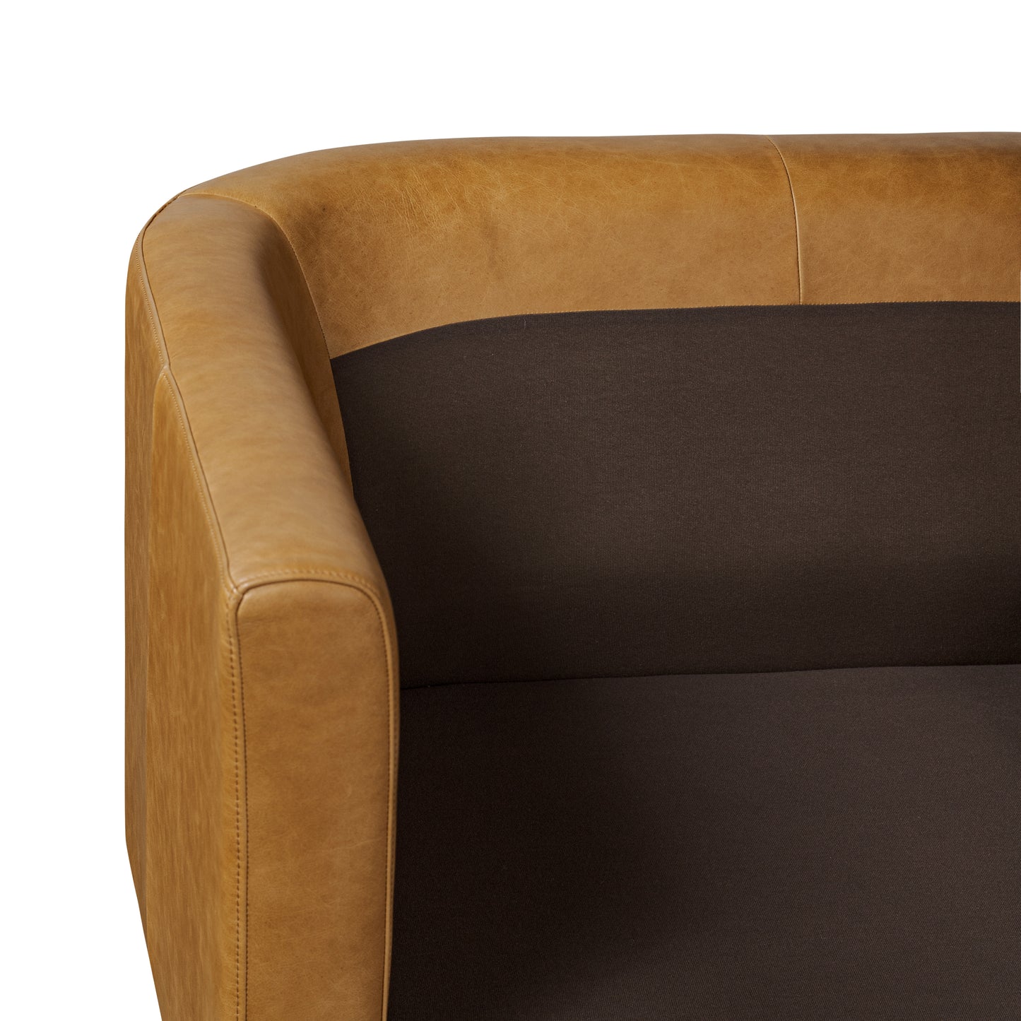 Toscano 89" Leather Sofa | Cognac Tan