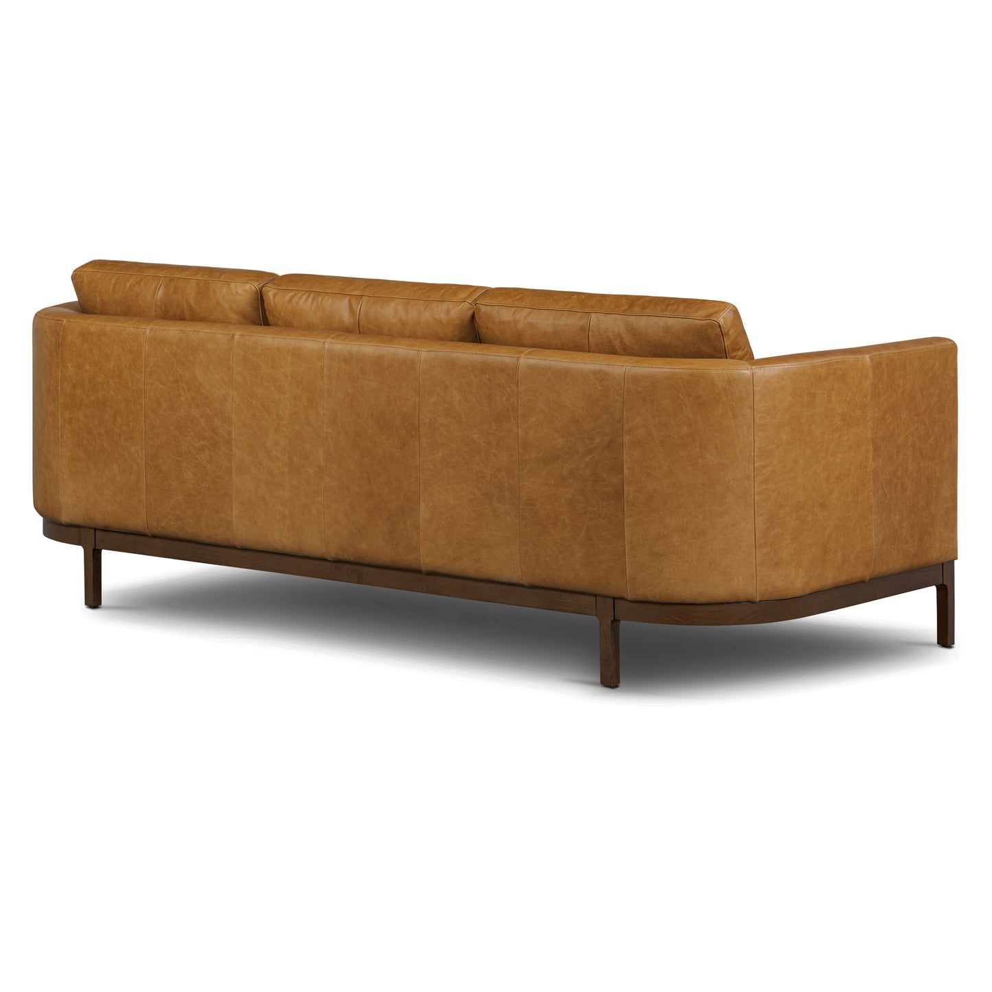 Toscano 89" Leather Sofa | Cognac Tan