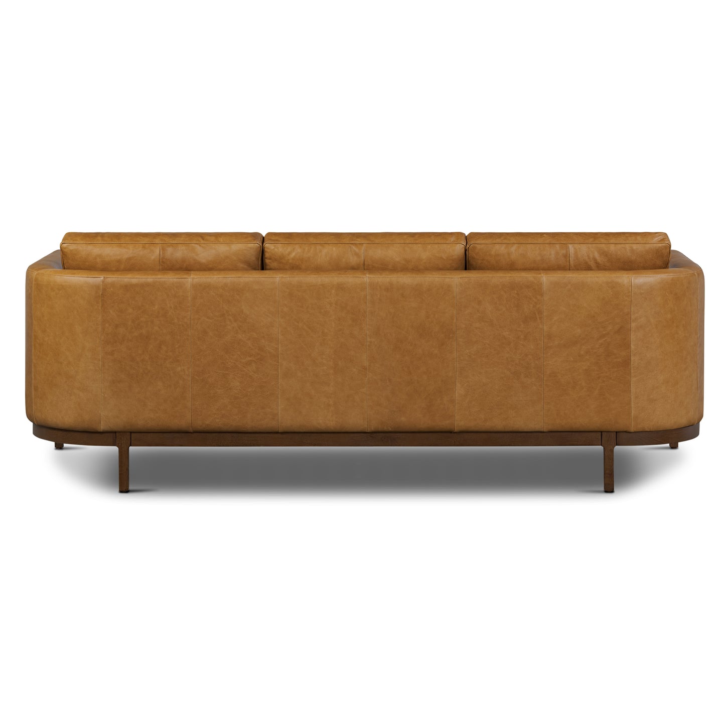 Toscano 89" Leather Sofa | Cognac Tan