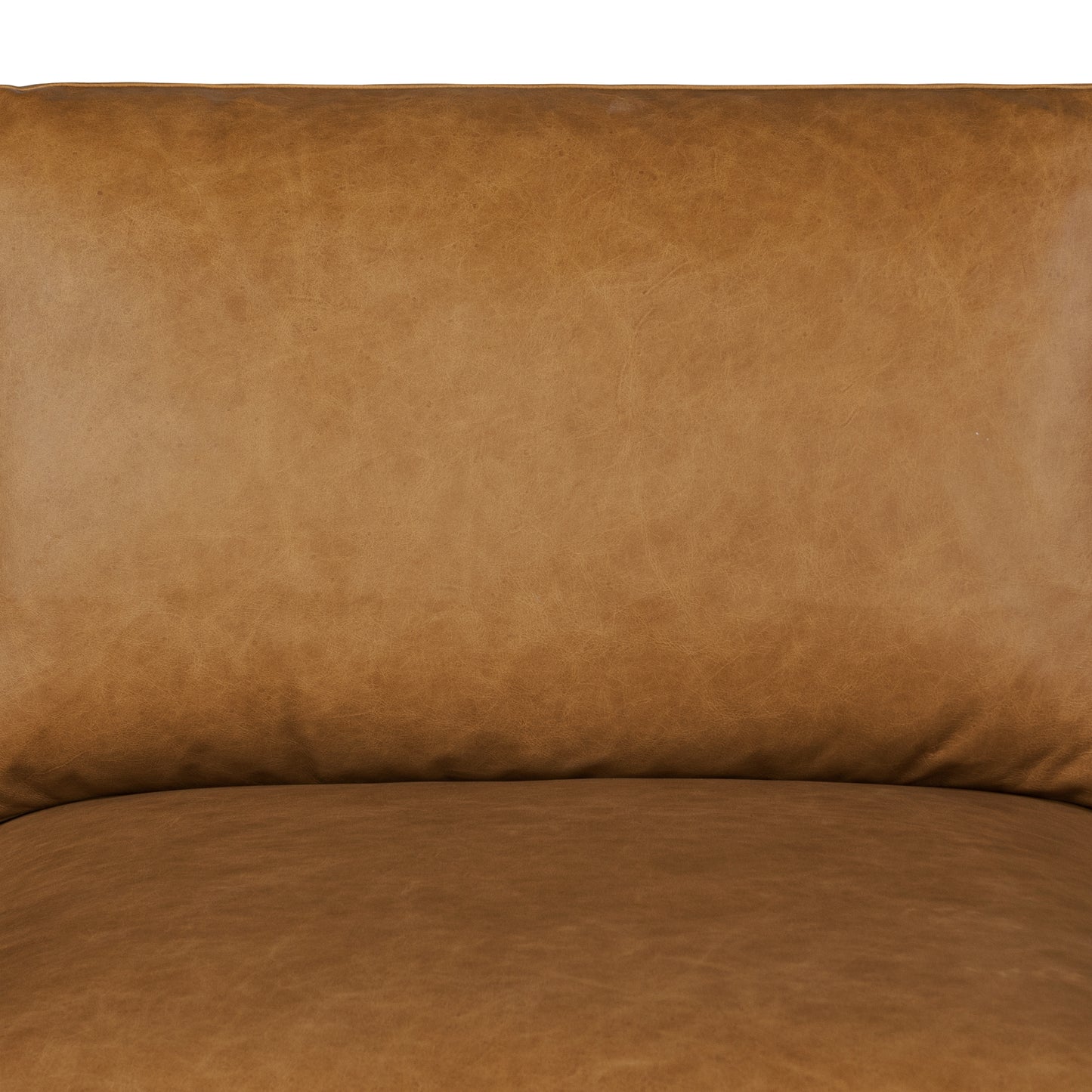 Toscano 89" Leather Sofa | Cognac Tan