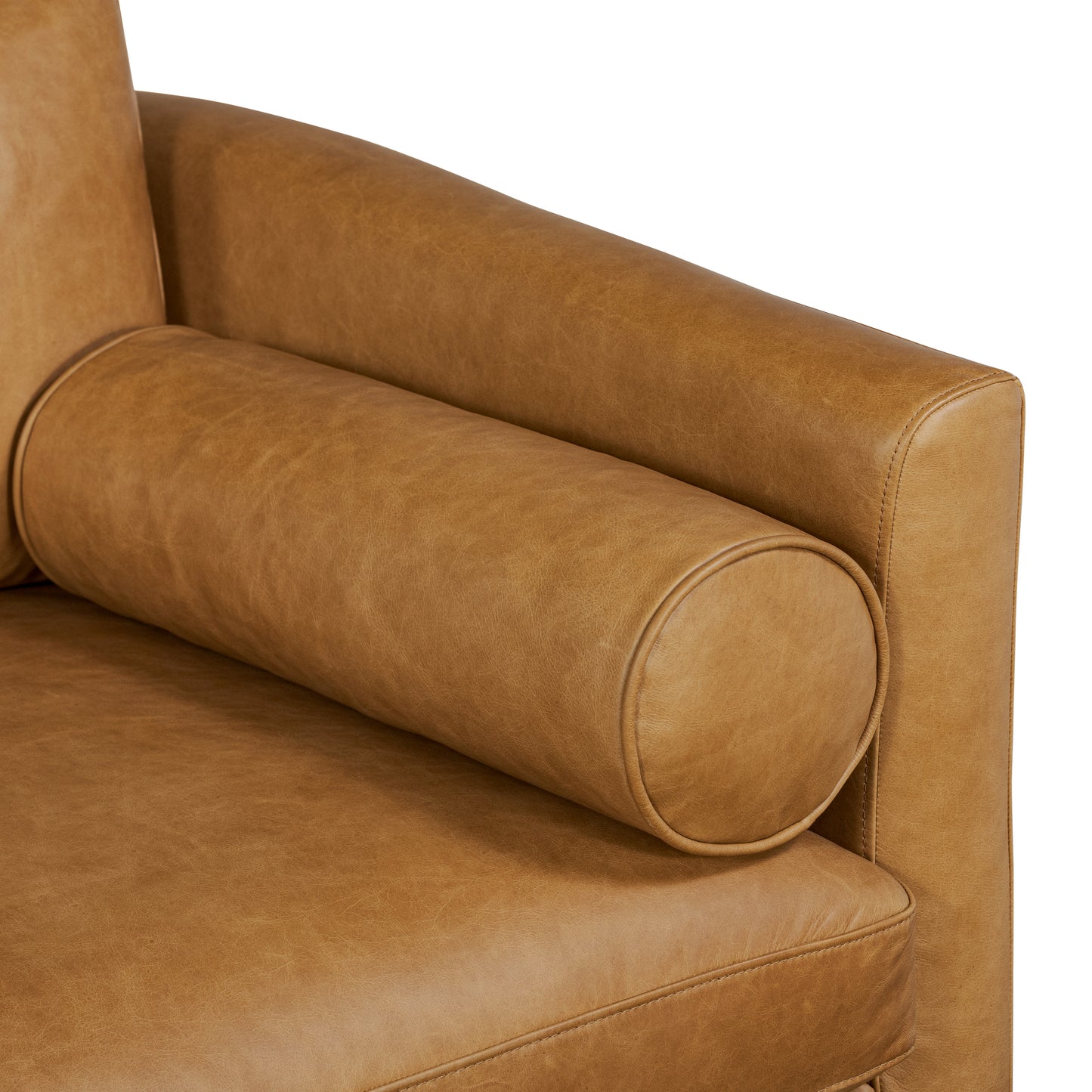 Toscano 89" Leather Sofa | Cognac Tan