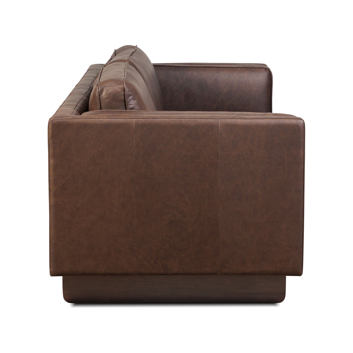 Salo 93" Leather Sofa | Bridle Brown