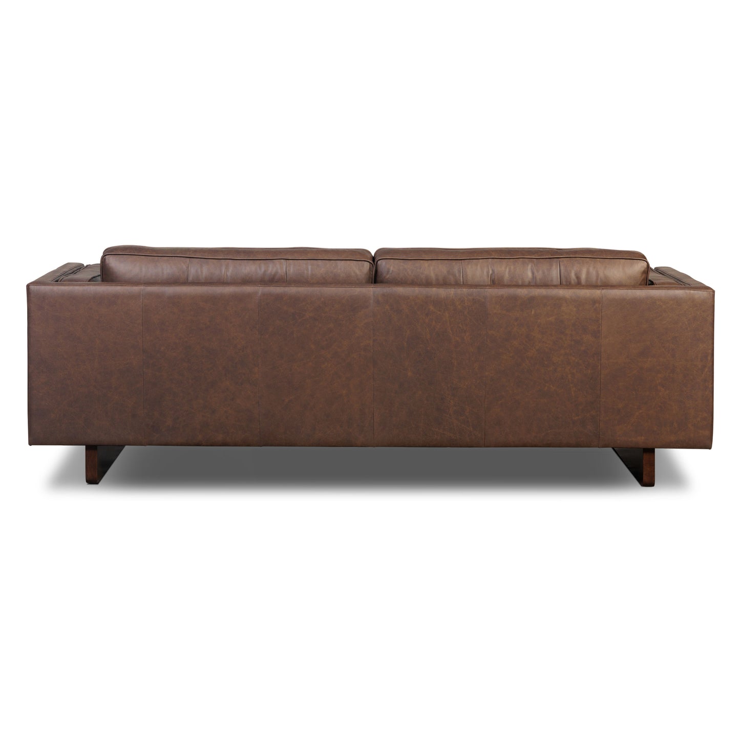 Salo 93" Leather Sofa | Bridle Brown