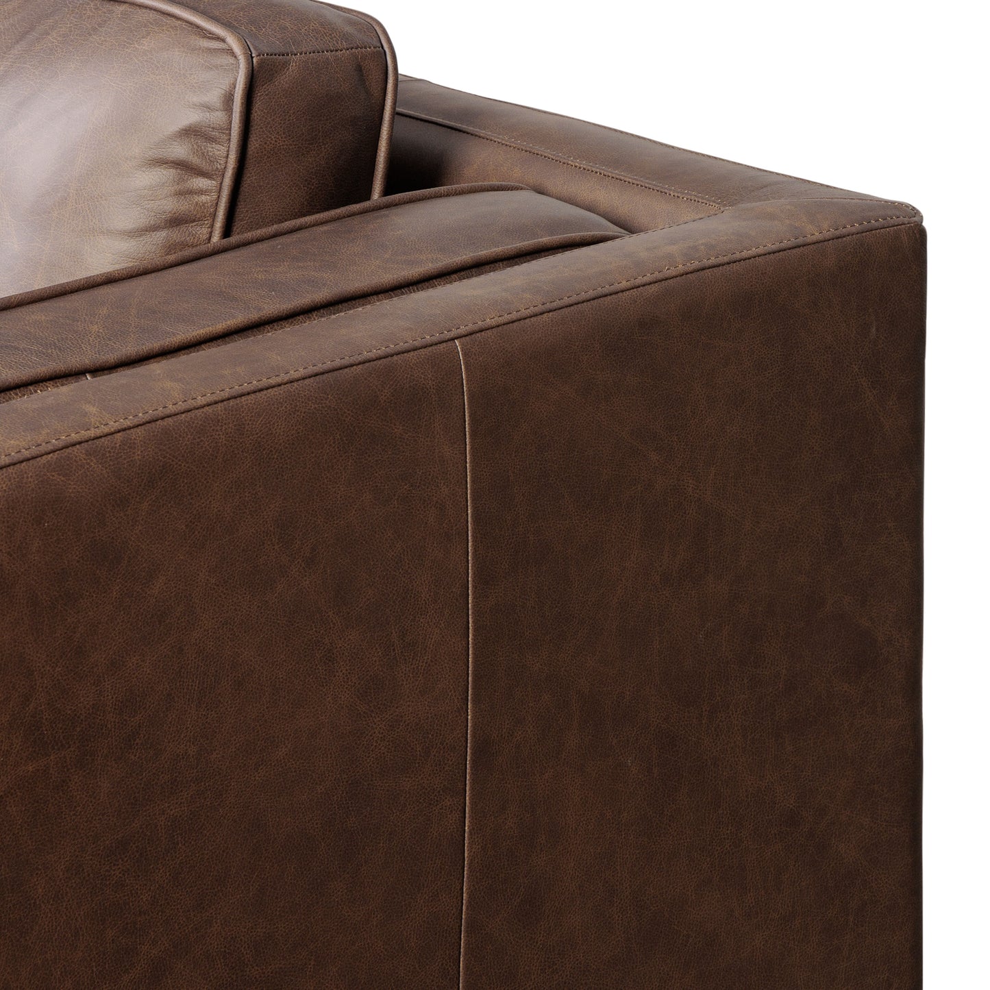 Salo 93" Leather Sofa | Bridle Brown