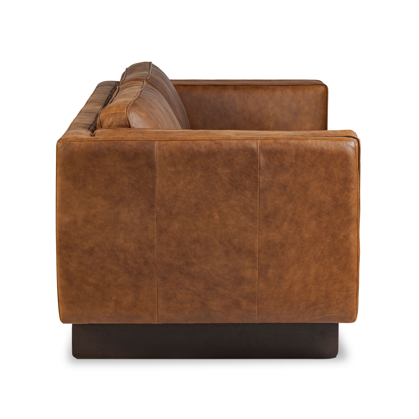 Salo 93" Leather Sofa | Russet Tan