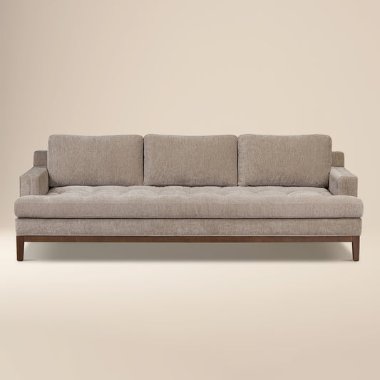 Vernon 99" Sofa | Taupe Brown