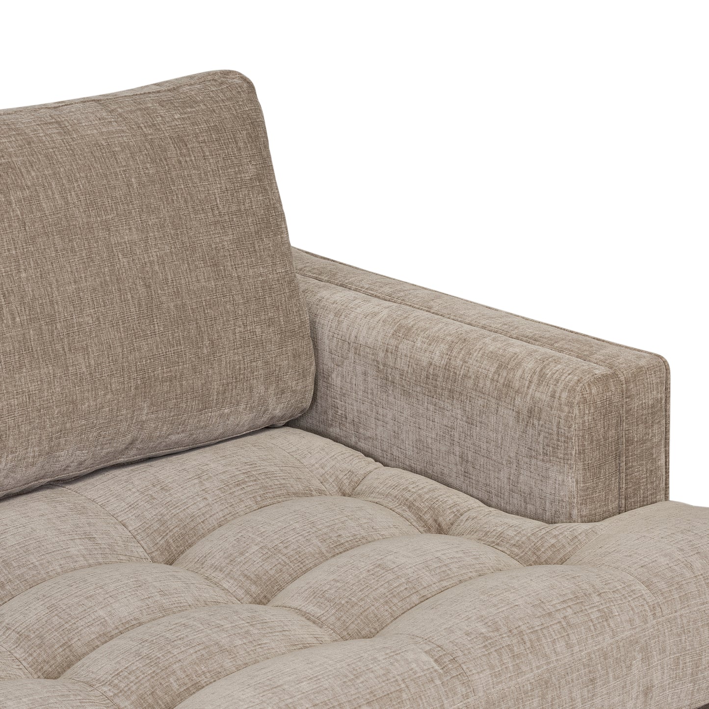 Vernon 99" Sofa | Taupe Brown