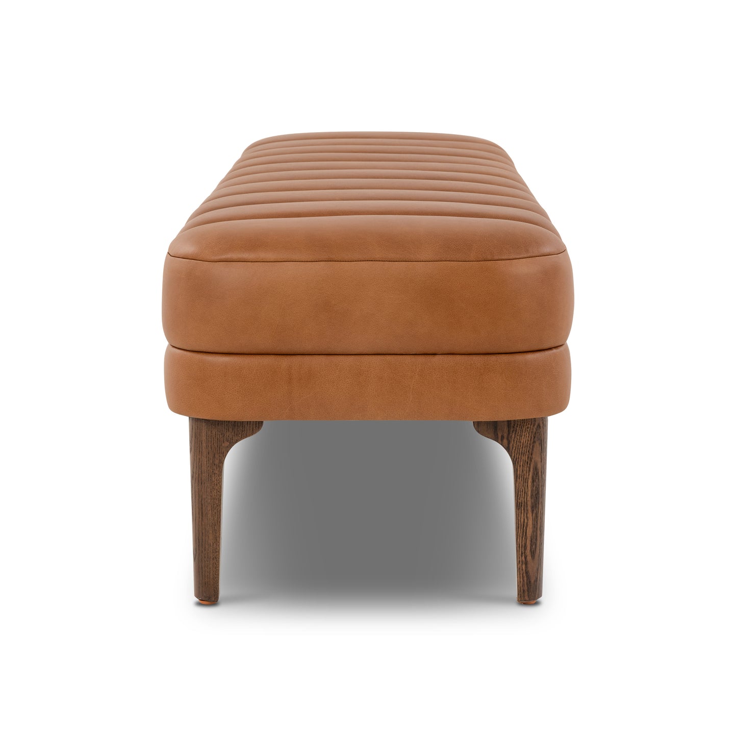 Canale 63" Leather Bench | Saddle Tan