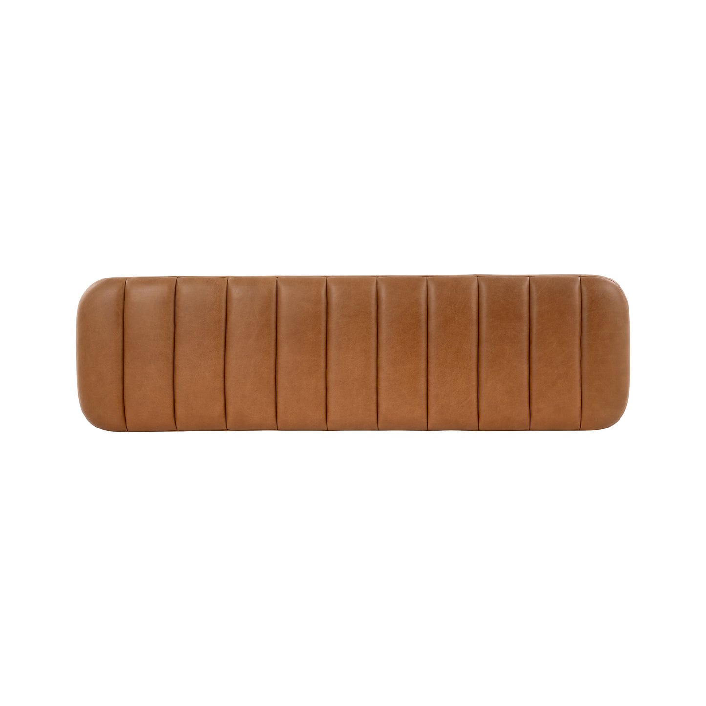 Canale 63" Leather Bench | Saddle Tan