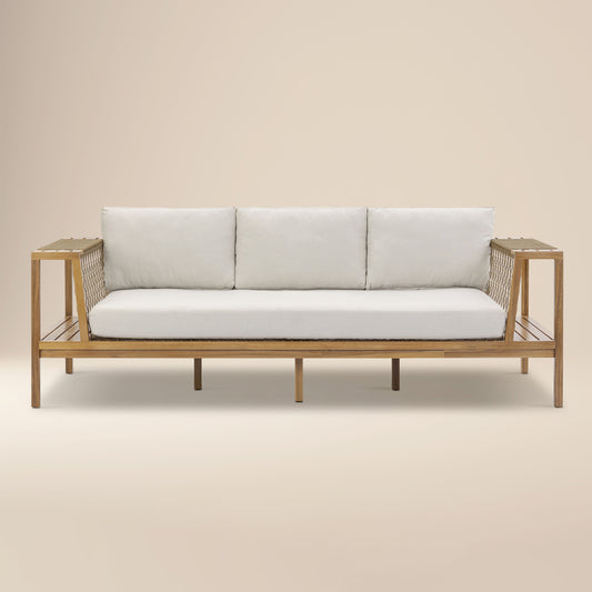 Brizo 90.5" Outdoor Daybed Sofa | Sand