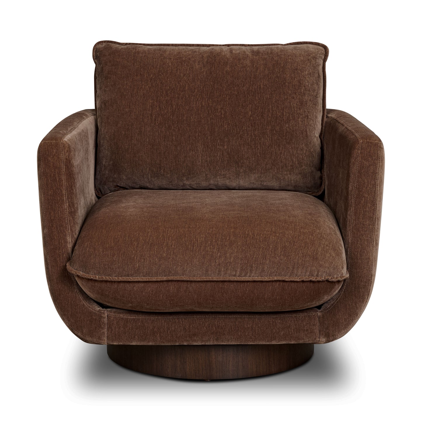 Carla Swivel Lounge Chair | Bronzer Brown