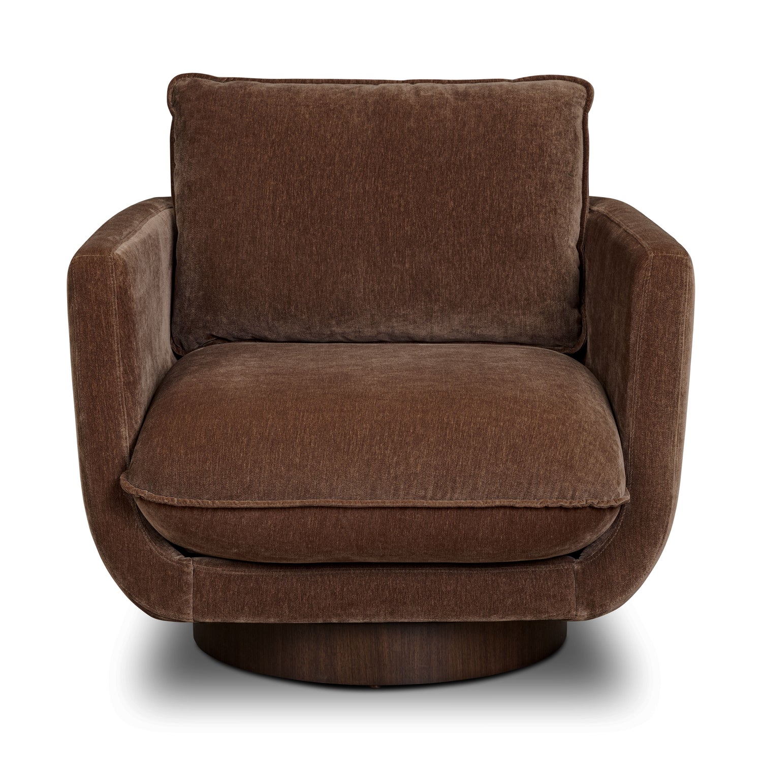 Carla Swivel Lounge Chair | Bronzer Brown 