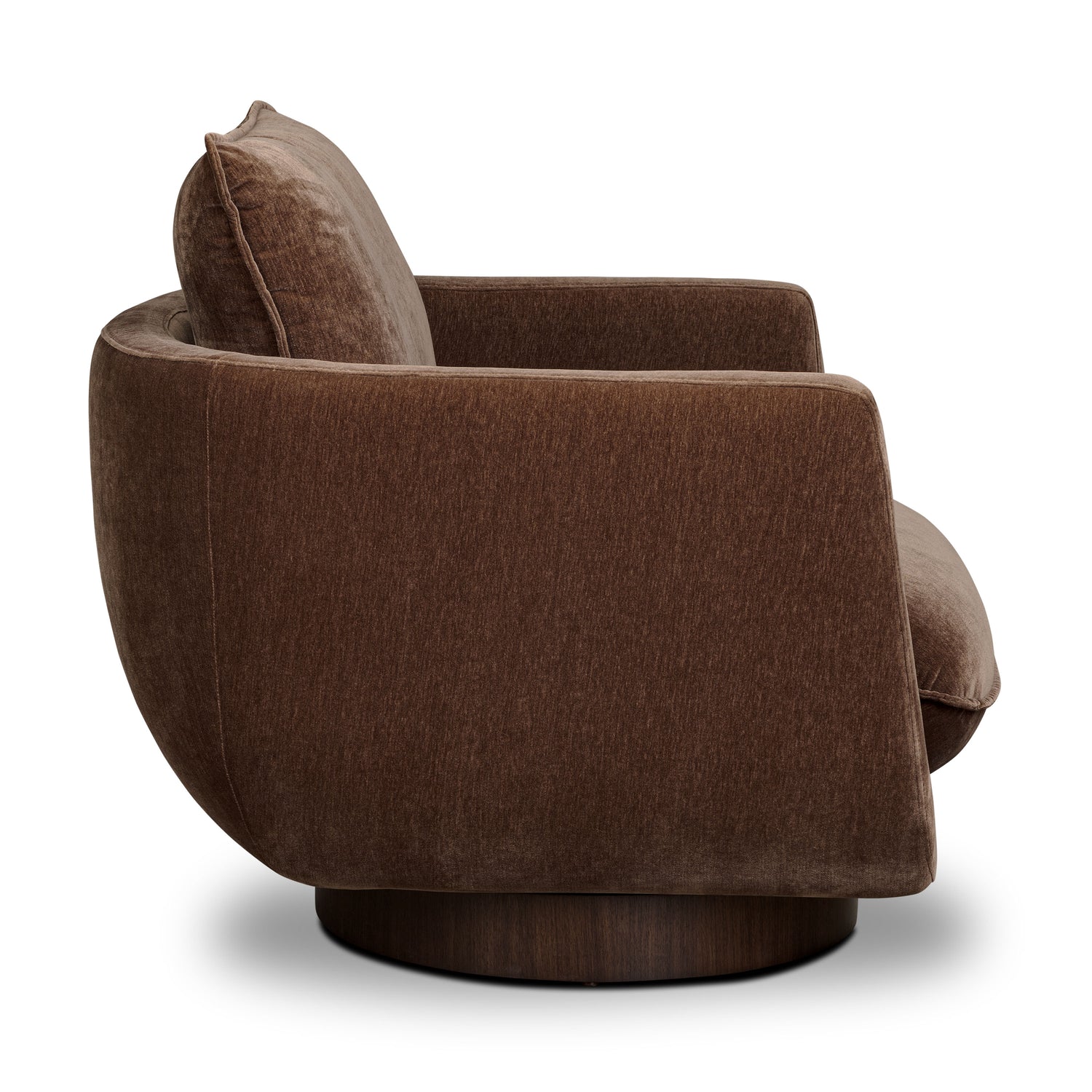 Carla Swivel Lounge Chair | Bronzer Brown 