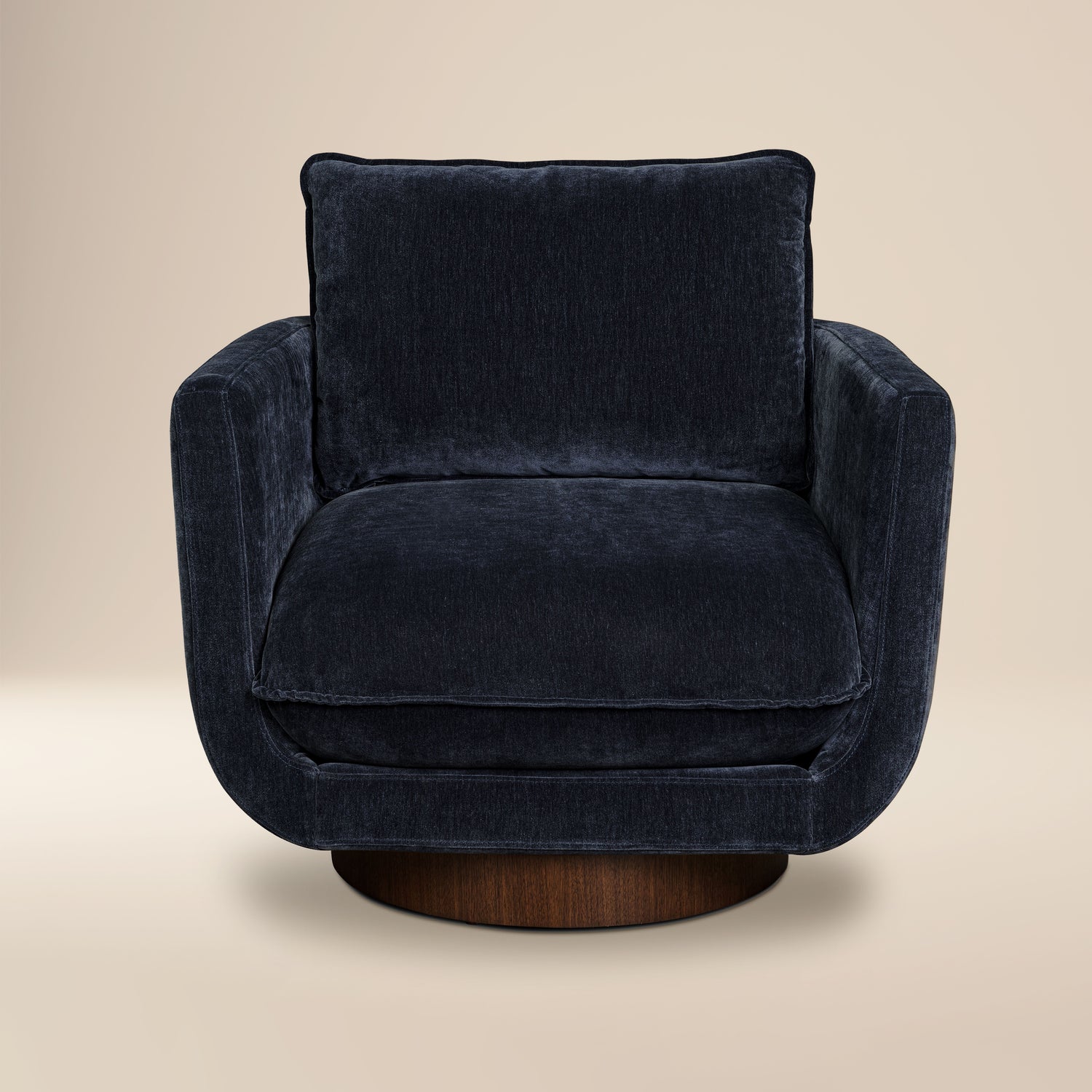 Carla Swivel Lounge Chair | Mystic Blue 