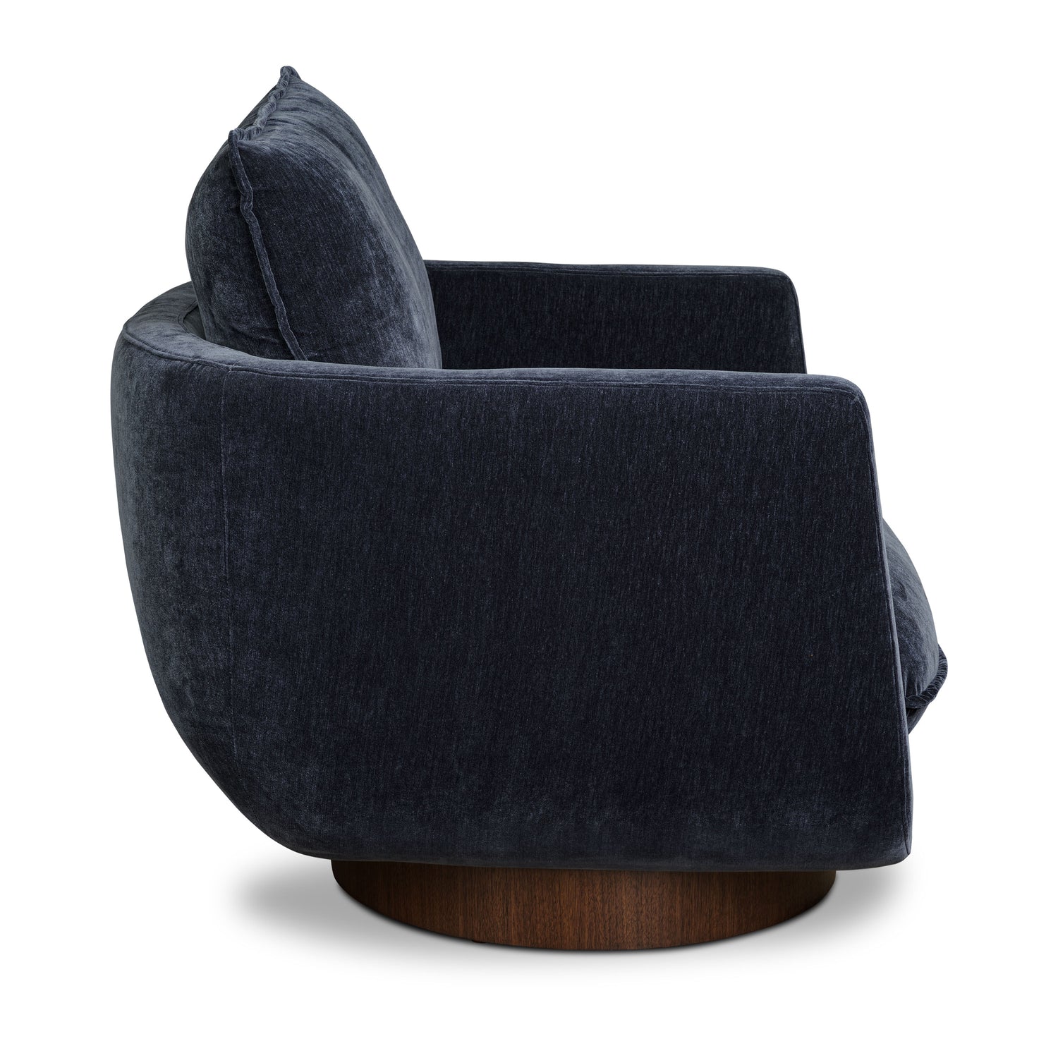Carla Swivel Lounge Chair | Mystic Blue 