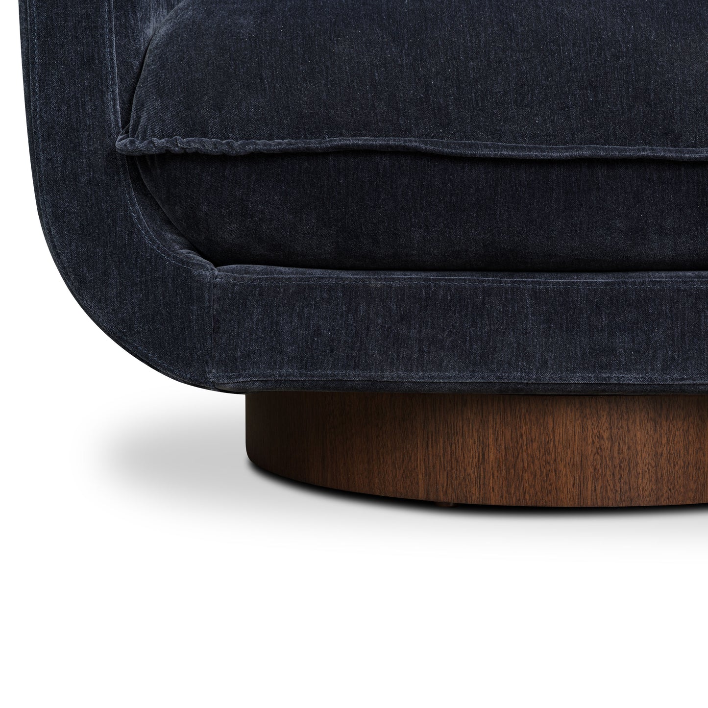 Carla Swivel Lounge Chair | Mystic Blue