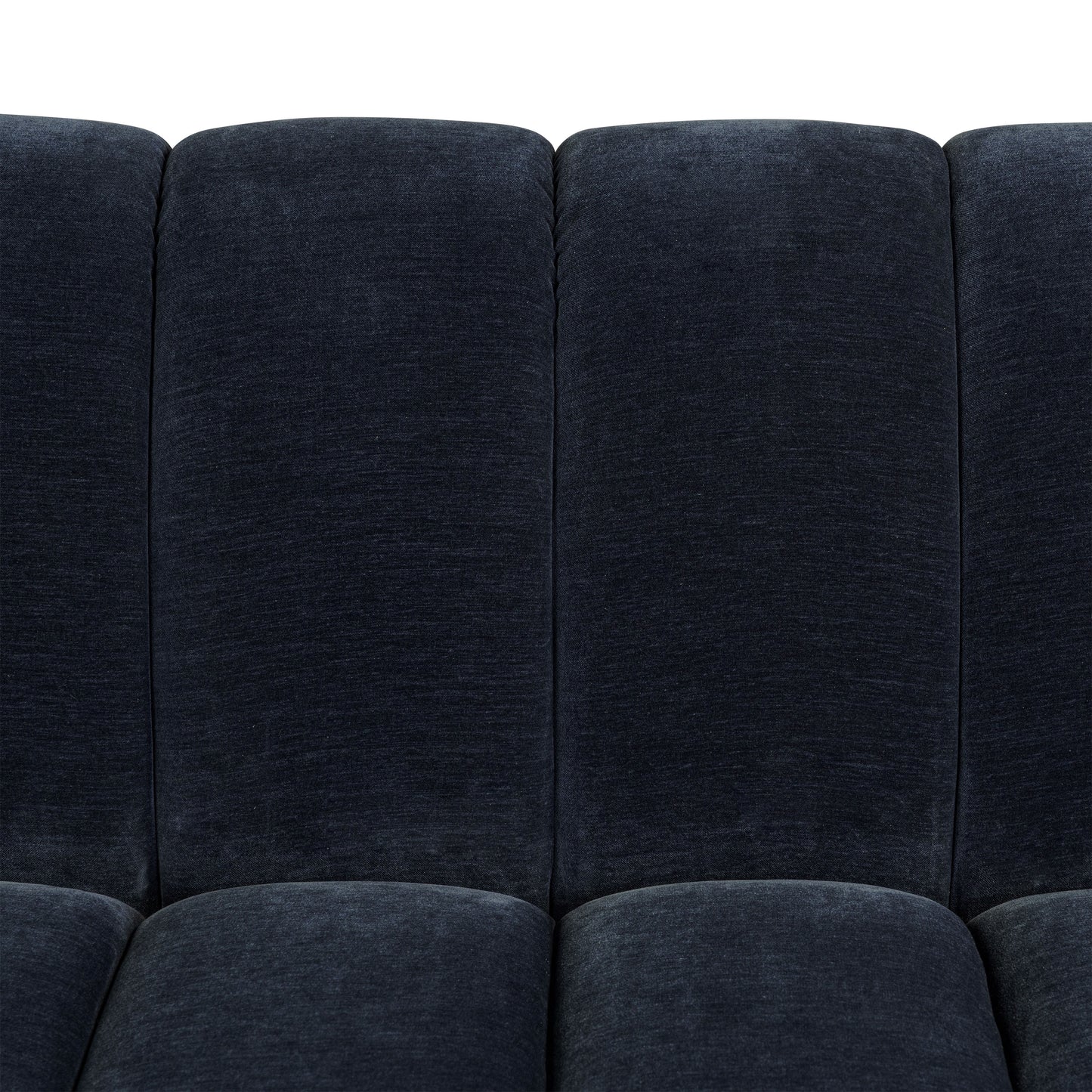 Pomona 125" Left-Facing Bumper Sectional | Mystic Blue