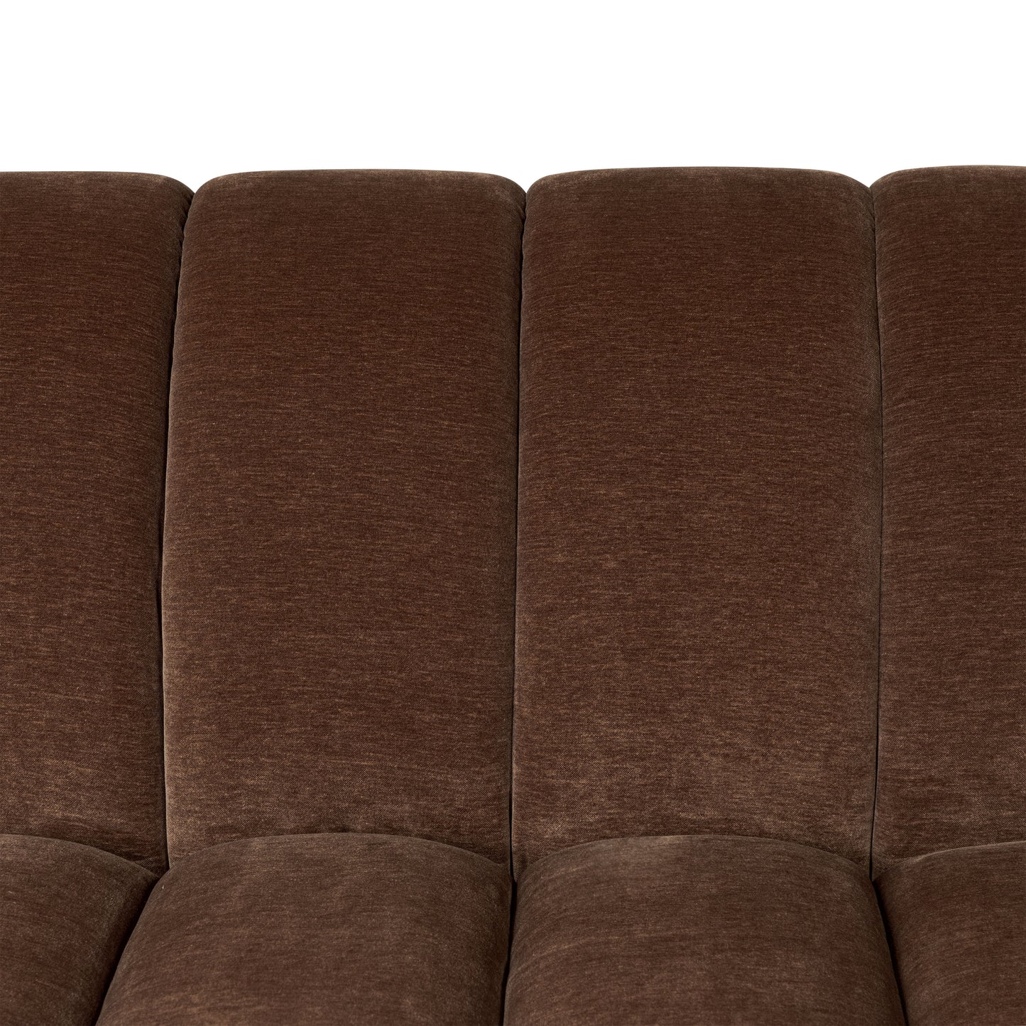Pomona 125" Right-Facing Bumper Sectional | Bronzer Brown