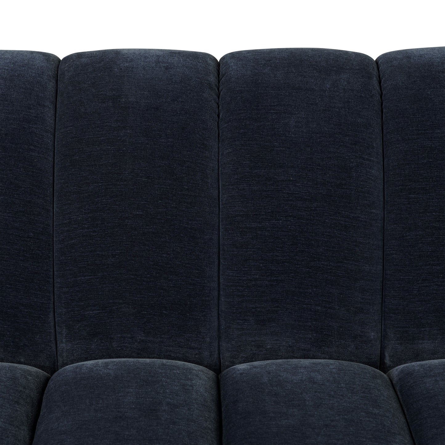 Pomona 125" Right-Facing Bumper Sectional | Mystic Blue