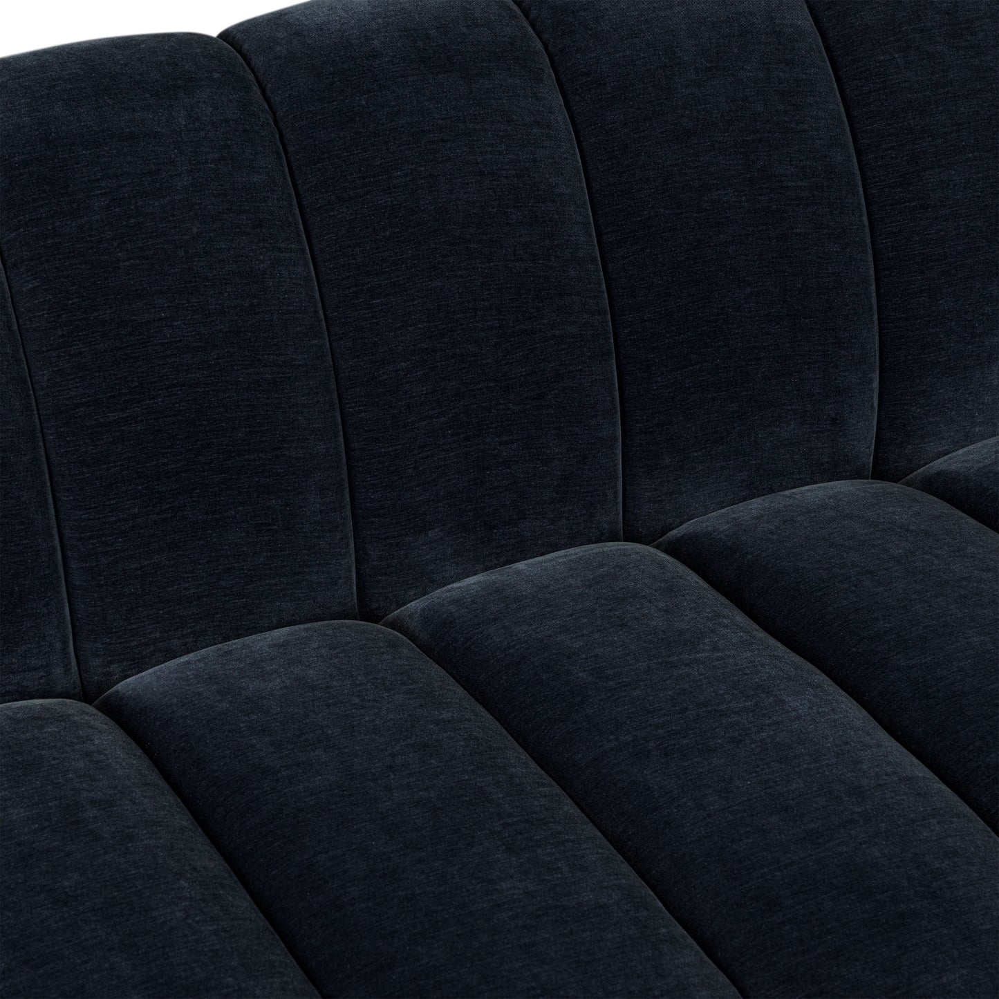 Pomona 125" Right-Facing Bumper Sectional | Mystic Blue
