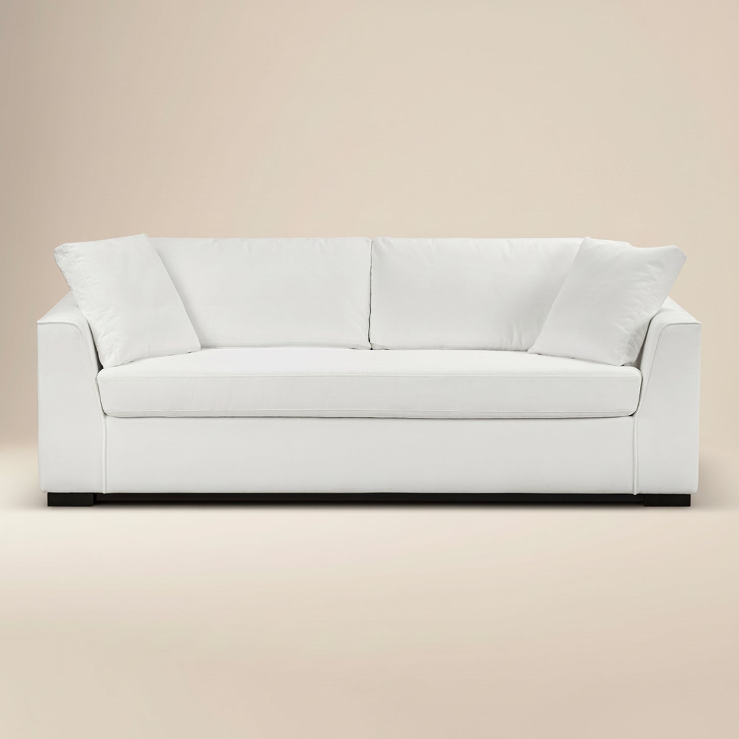 Capri 86" Pull-Out Sofa Bed | Cotton White