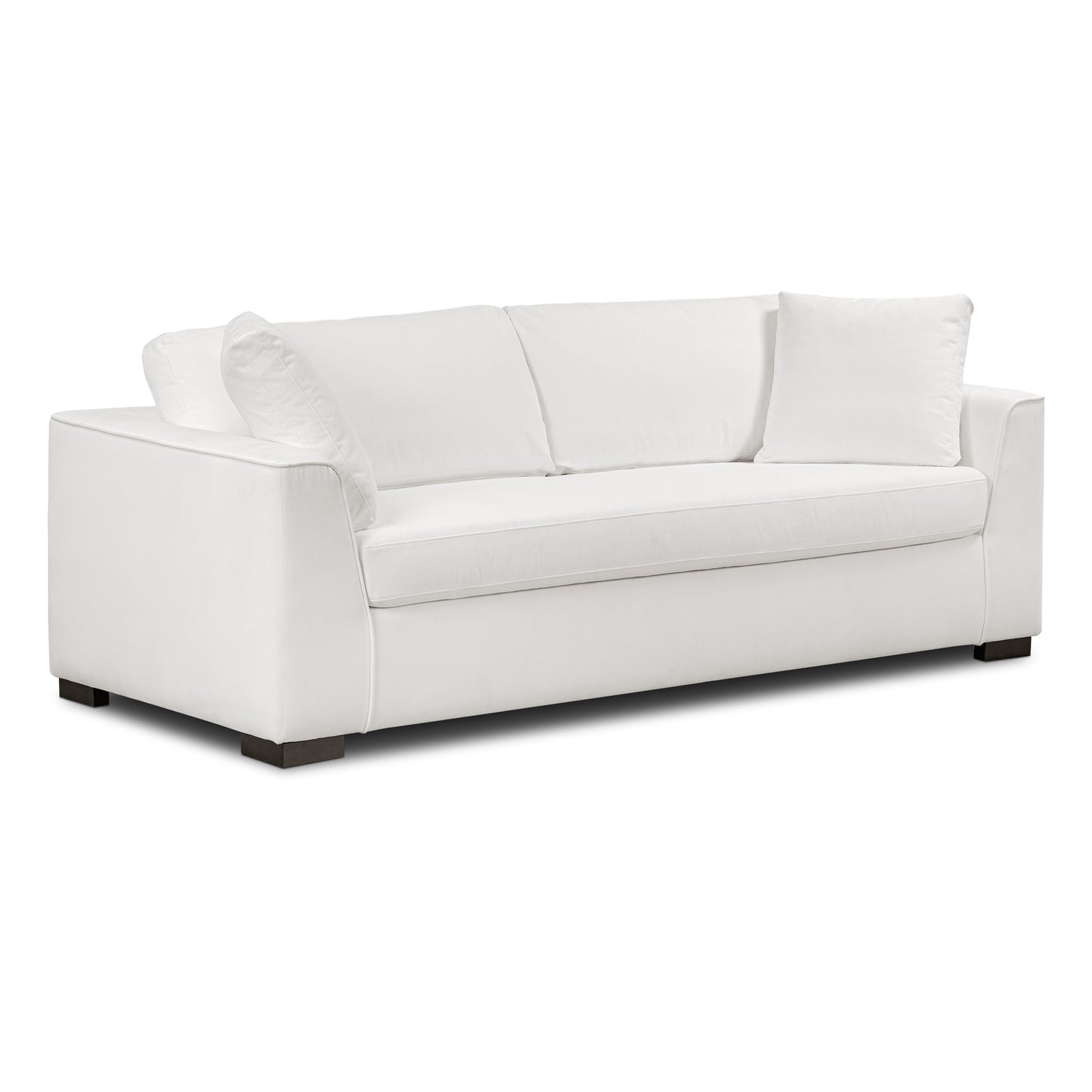 Capri 86" Pull-Out Sofa Bed | Cotton White