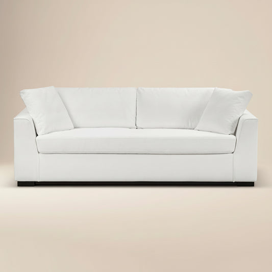 Capri 86" Pull-Out Sofa Bed | Cotton White