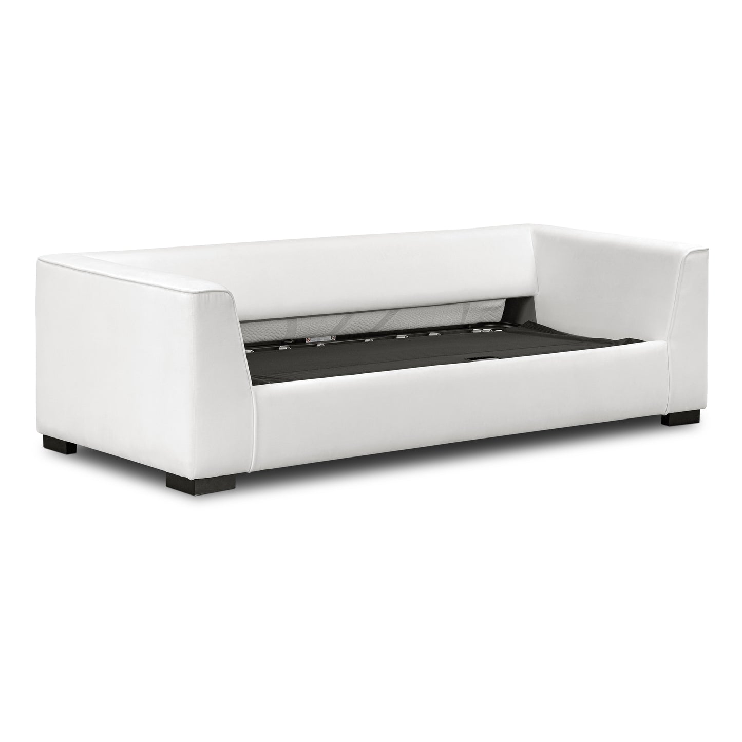 Capri 86" Pull-Out Sofa Bed | Cotton White