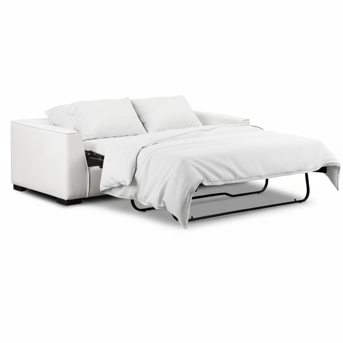 Capri 86" Pull-Out Sofa Bed | Cotton White