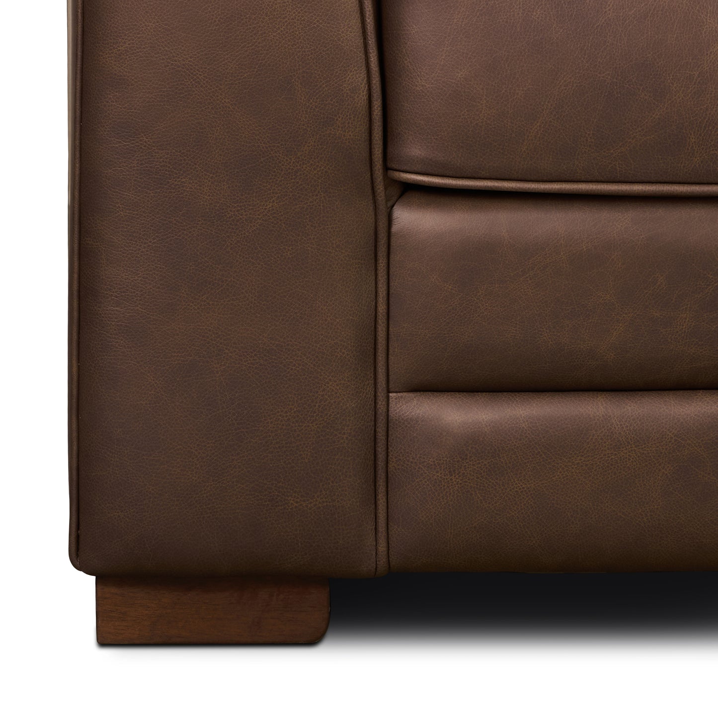 Essex 86" Leather Pull-Out Convertible Sleeper Sofa | Bridle Brown