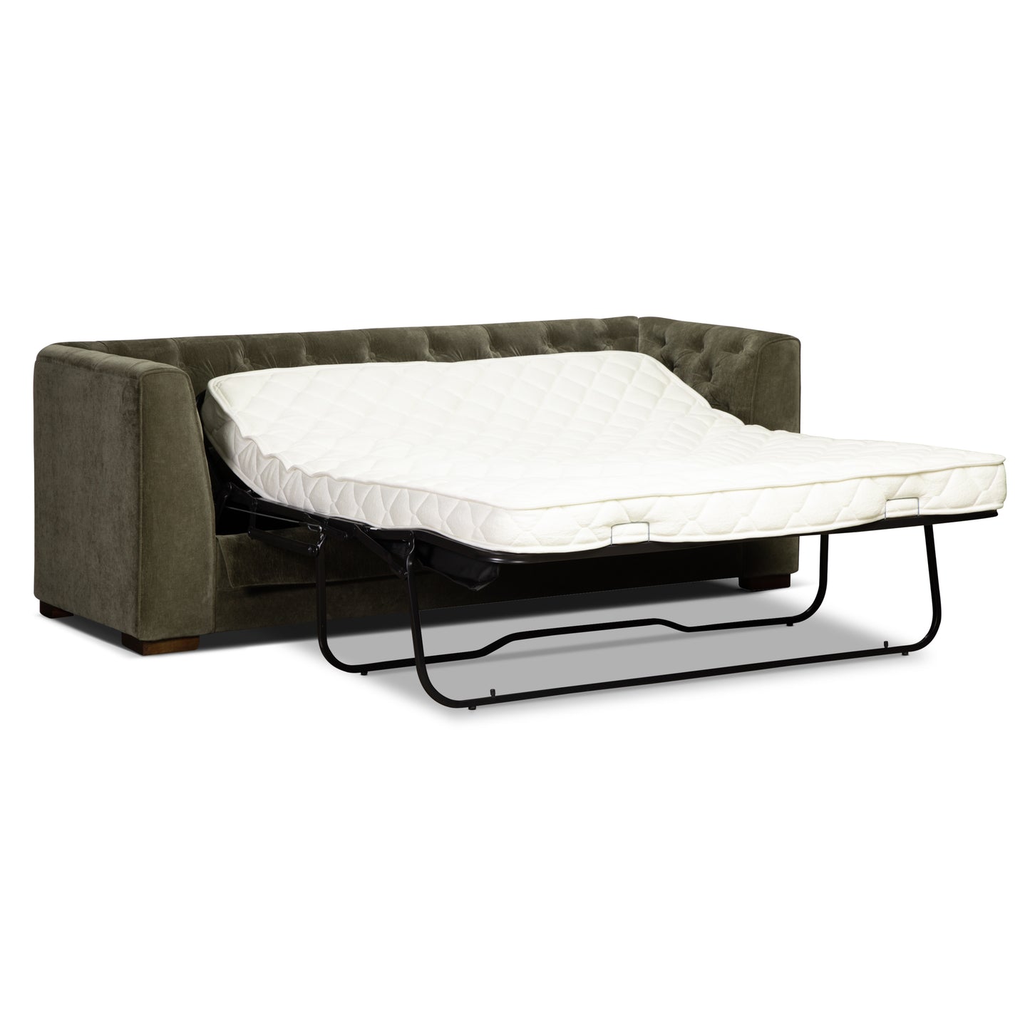 Essex Pull-Out Convertible Sleeper Sofa (86") | Lume Green
