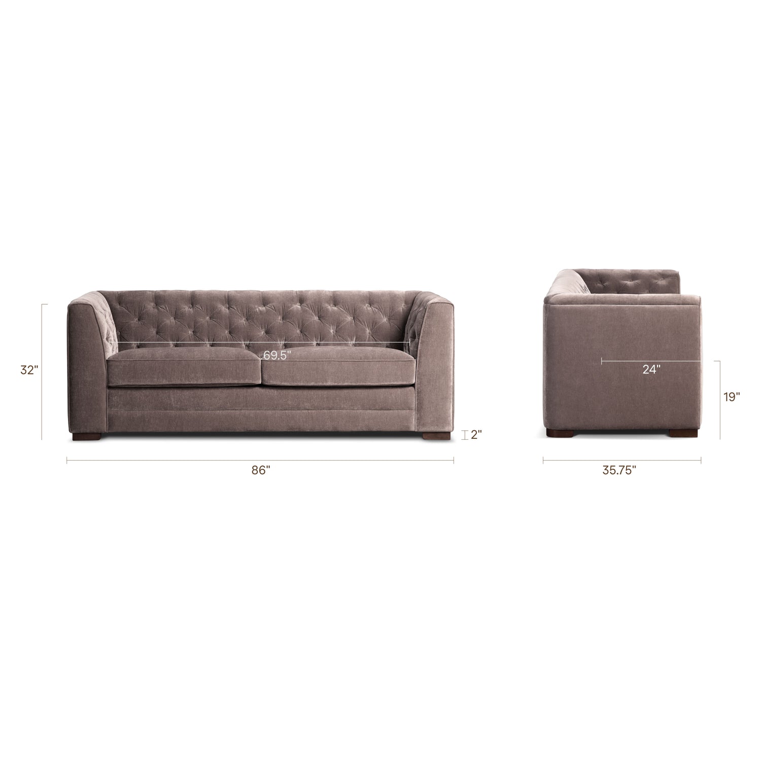 Essex Pull-Out Convertible Sleeper Sofa (86