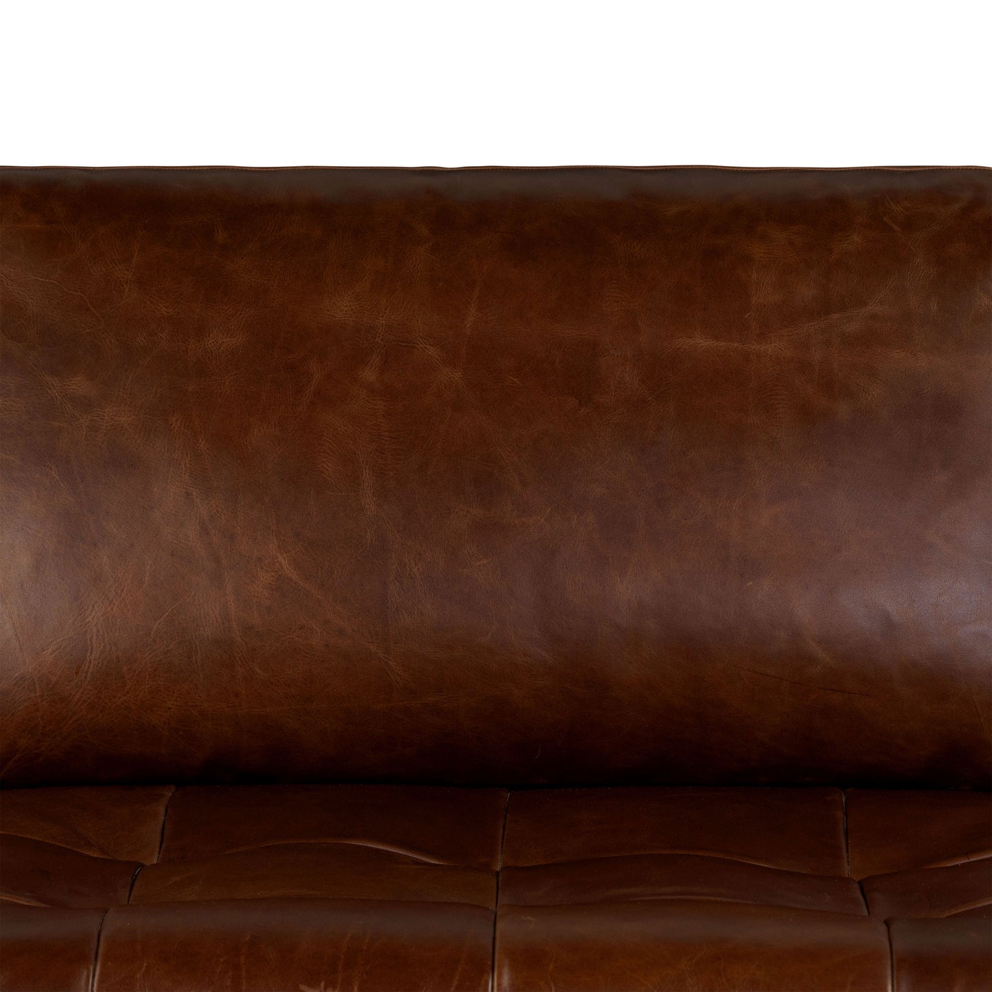 Napa 113.5" Leather Left-Facing Pull-Out Sleeper Sectional Sofa | Oscuro Brown