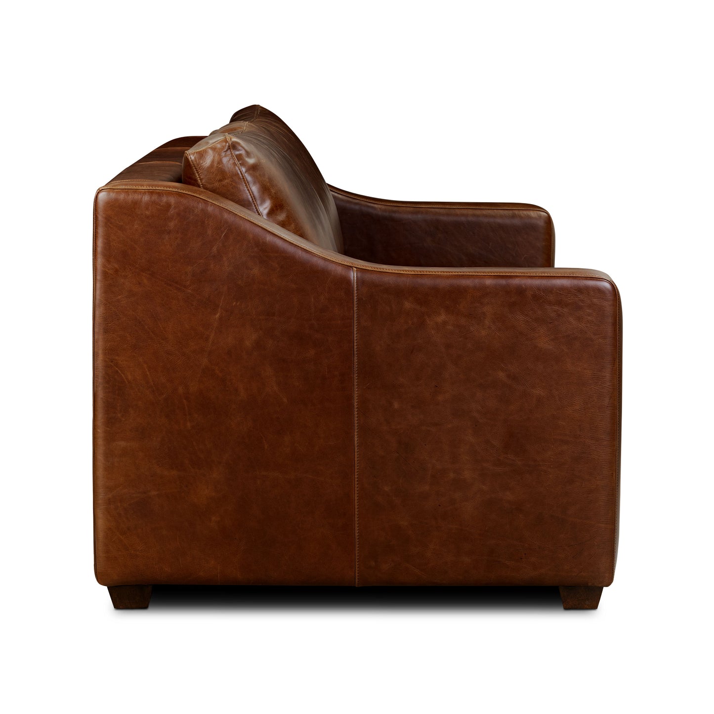 Biltmore 80.5" Leather Pull-Out Convertible Sleeper Sofa | Oscuro Brown