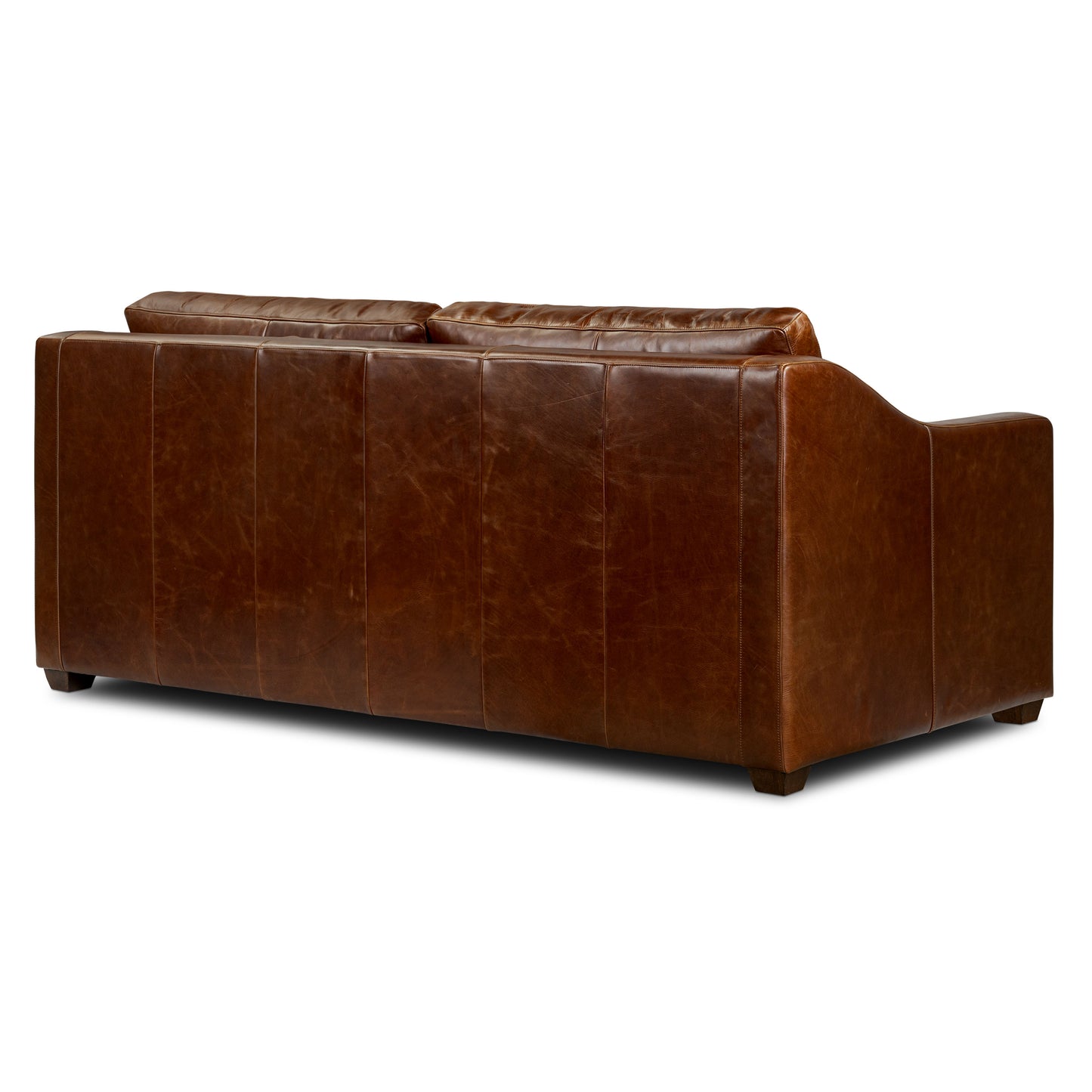 Biltmore 80.5" Leather Pull-Out Convertible Sleeper Sofa | Oscuro Brown